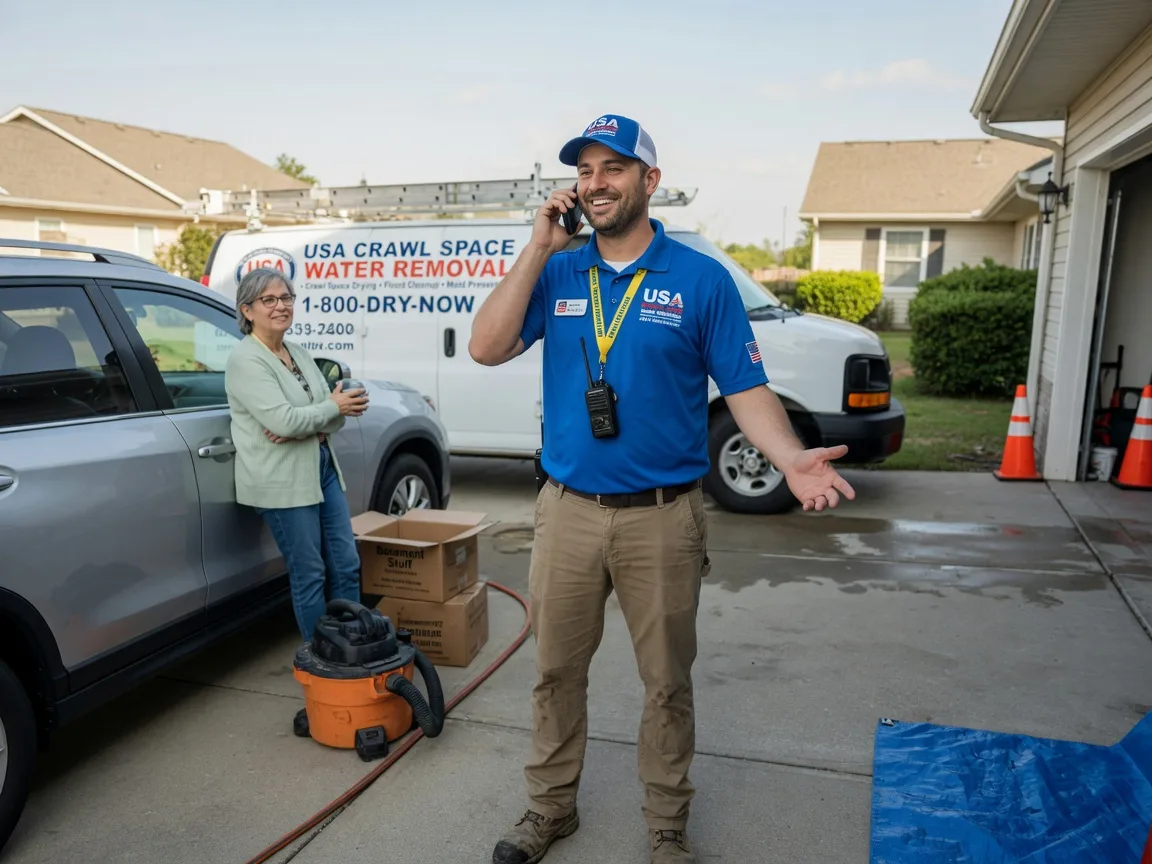Crawl Space Water Removal Thomasville, PA FAQs